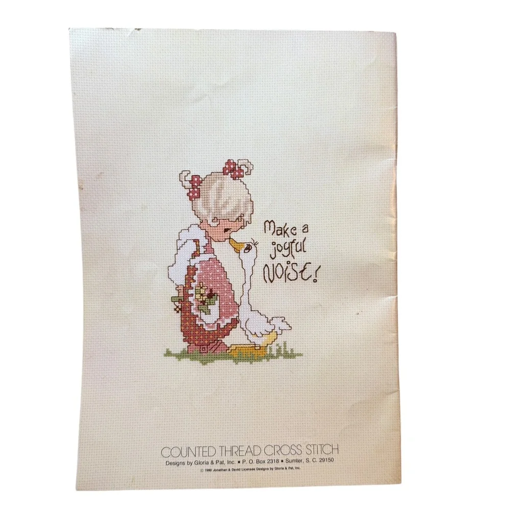 Precious Moments Cross Stitch‎ Book PM-1 by Gloria & Pat 1978 Vintage Patterns